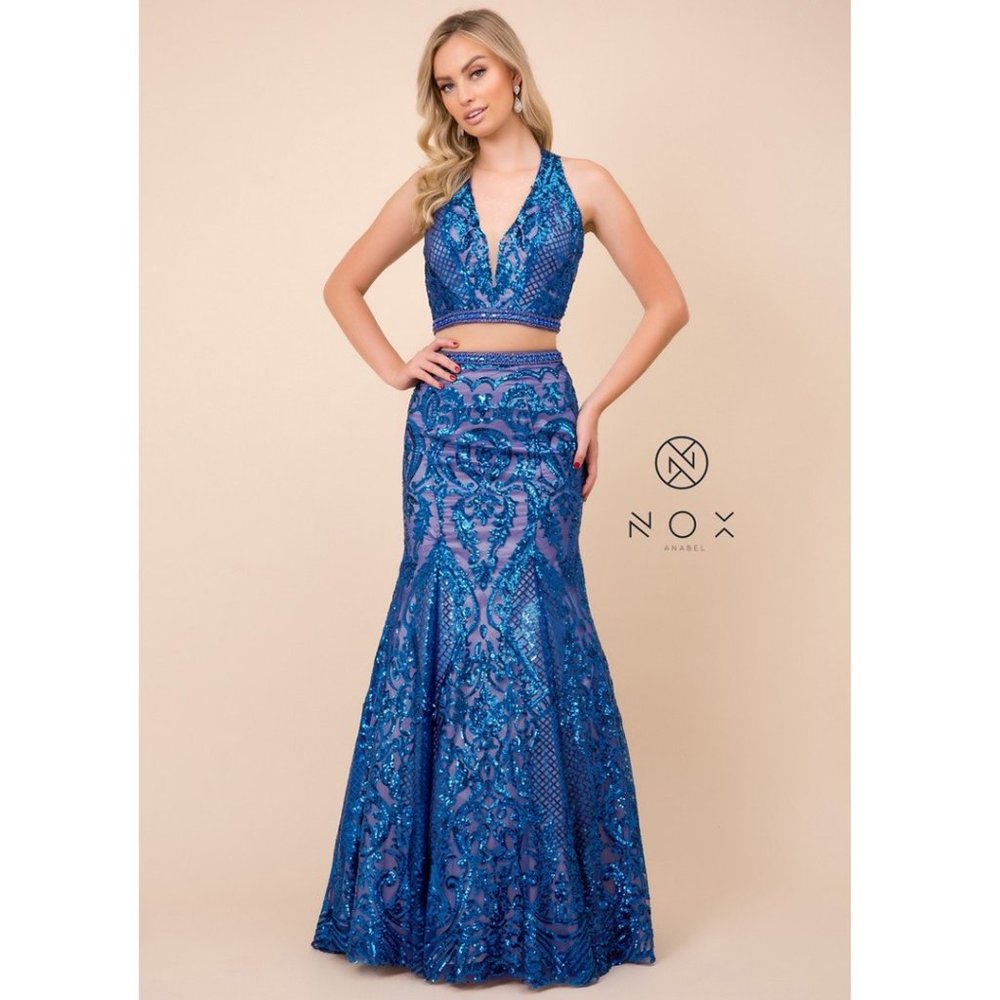 BEAUTIFUL DRESS-C210-ROYAL BLUE